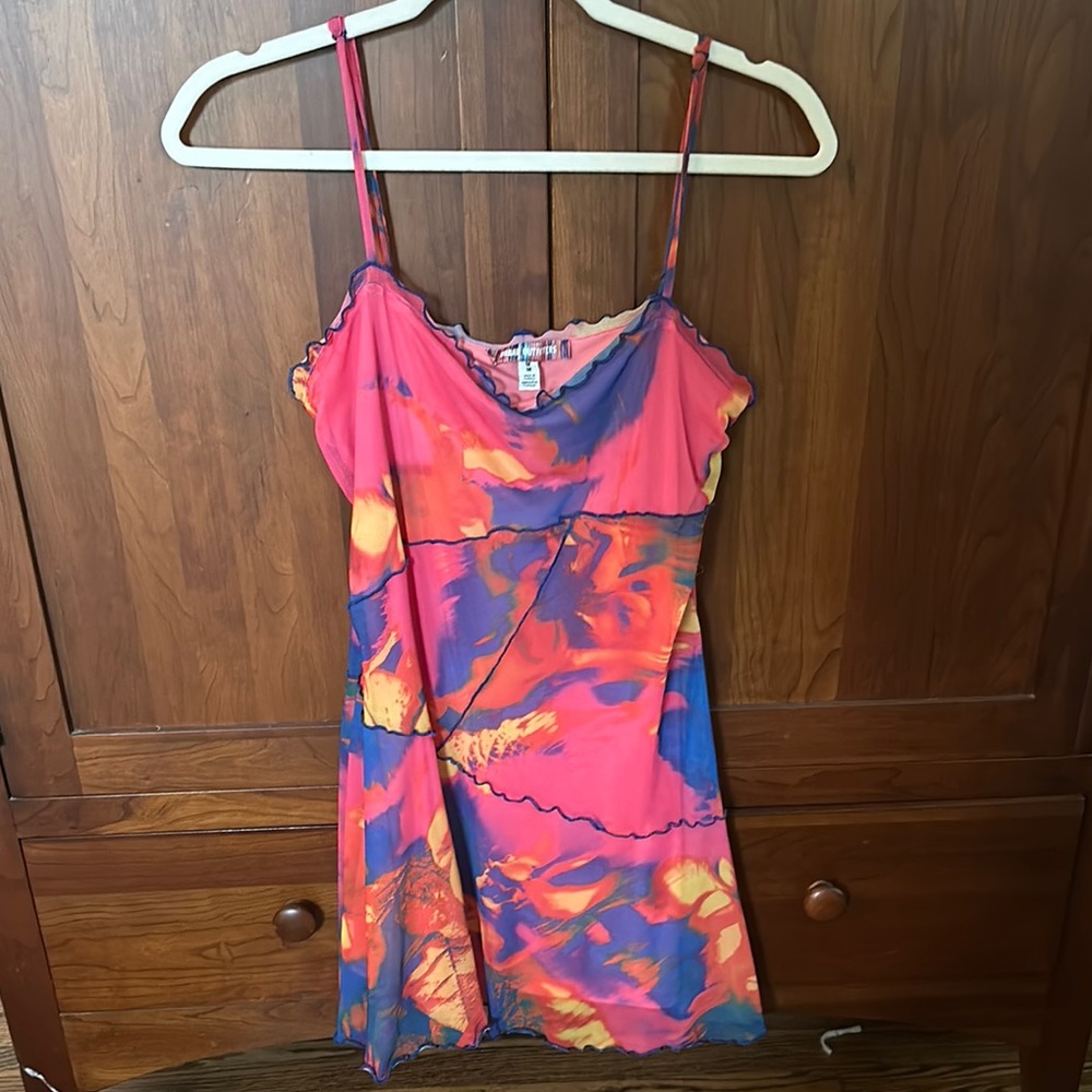 Vibrant Multicolor Slip Dress